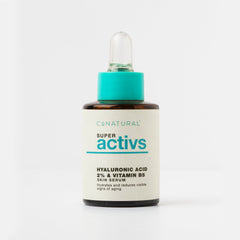CoNatural Super Activs Hyaluronic Acid 2% & Vitamin B5 Skin Serum, For All Skin Types, 30ml