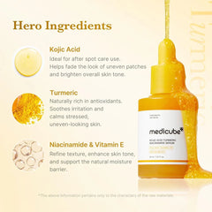 Medicube Kojic Acid Turmeric Niacinamide Serum – 30ml