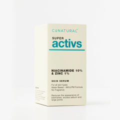 CoNatural Super Activs Niacinamide 10% & Zinc 1% Skin Serum 30ml