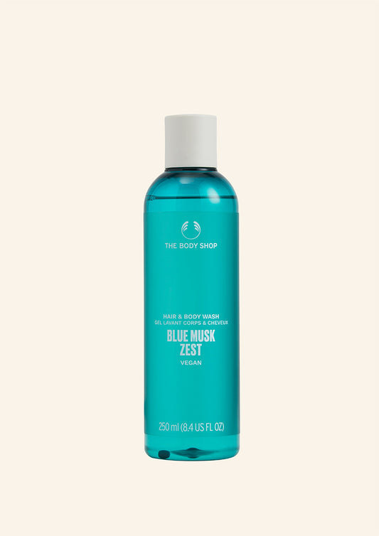 The Body Shop Blue Musk Zest Hair & Body Wash 250 ML