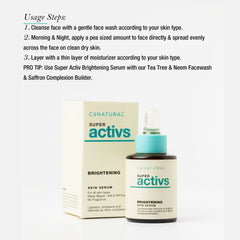 CoNatural Super Activs Brightening Skin Serum 30ml