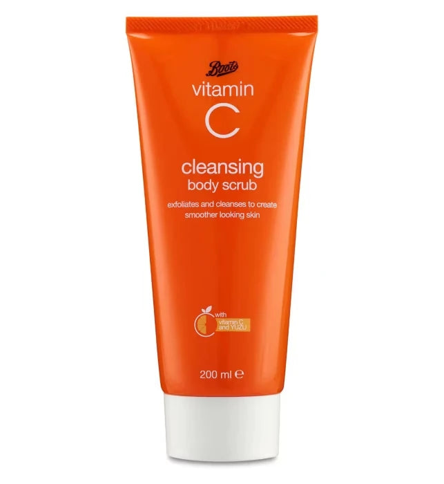 Boots Vitamin C Cleansing Body Scrub 200ml