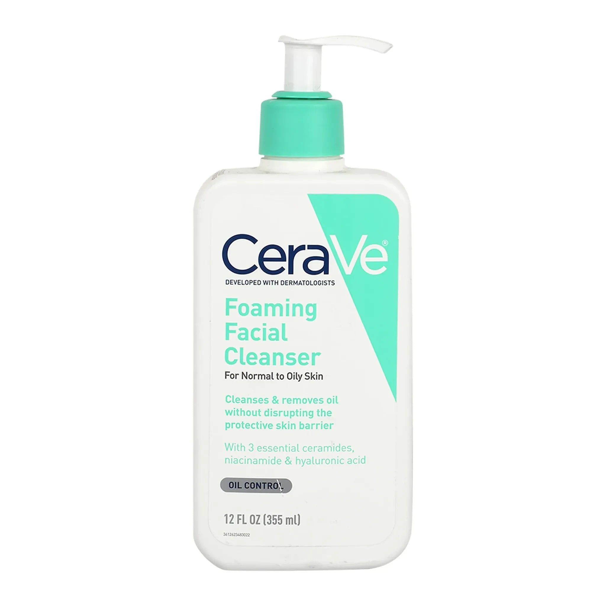 CeraVe Foaming Facial Cleanser (Normal to Oily Skin) 355 ML
