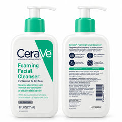 CeraVe Foaming Facial Cleanser for Normal to Oily Skin 237ml