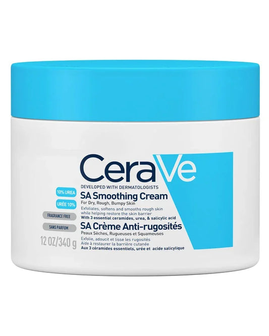 CeraVe SA Smoothing Cream for Dry Rough Bumpy Skin 340 g
