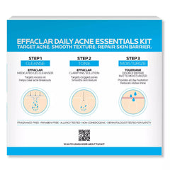 La Roche-Posay Effaclar Daily Acne Essentials Kit 3-Step 100ml Each