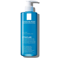 La Roche-Posay Effaclar cleansing gel bottle on a white background