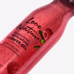 Oriflame Love Nature Energising Exfoliating Shower Gel with Organic Mint & Raspberry 250ml