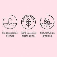 Oriflame Love Nature Energising Exfoliating Shower Gel with Organic Mint & Raspberry 250ml