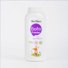 Herbion Baby Powder container on a white background