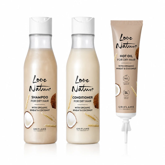 Oriflame Love Nature Dry Hair Repair Bundle Deal