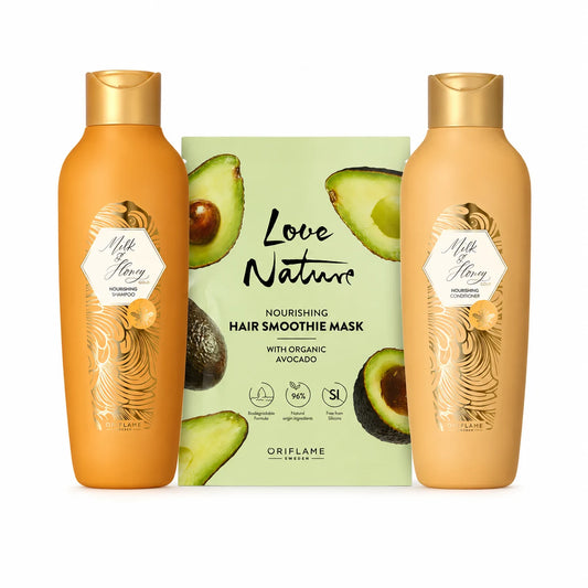 Oriflame Love Nature And Milk & Honey Gold Hair Care Bundle