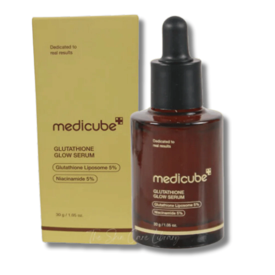Medicube Glutathione Glow Serum bottle and packaging on a white background