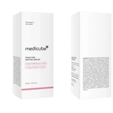 Medicube pink peptide serum packaging on a white background
