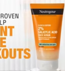 Neutrogena Clear & Defend Facial Scrub 150ml