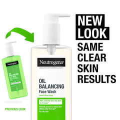 Neutrogena Oil Balancing Facial Wash with Lime And Aloe Vera 200ml