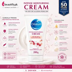 Oilatum Intense Moisturising Cream for Very Dry And Eczema Prone Skin 200 g