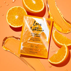 Oriflame Love Nature Orange Gel Face Mask with Organic Orange Seed Oil 10ML