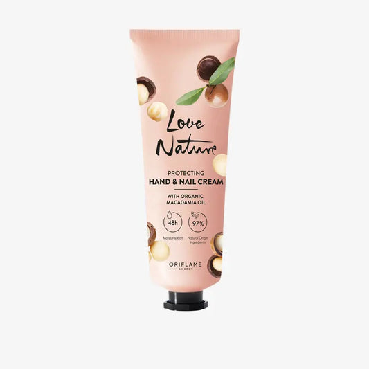 Oriflame Love Nature Protecting Hand & Nail Cream with Organic Macadamia Oil 75 ML