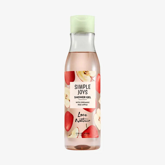 Oriflame Love Nature Simple Joys Shower Gel with Organic Red Apple 250 ML