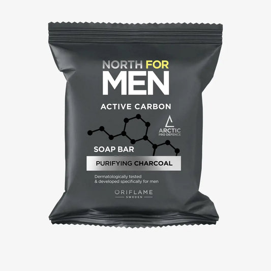 Oriflame North For Men Active Carbon Soap Bar 100g