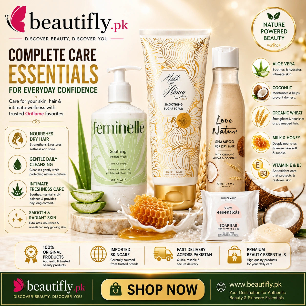 Oriflame Complete Care Essentials for Everyday Confidence Bundle