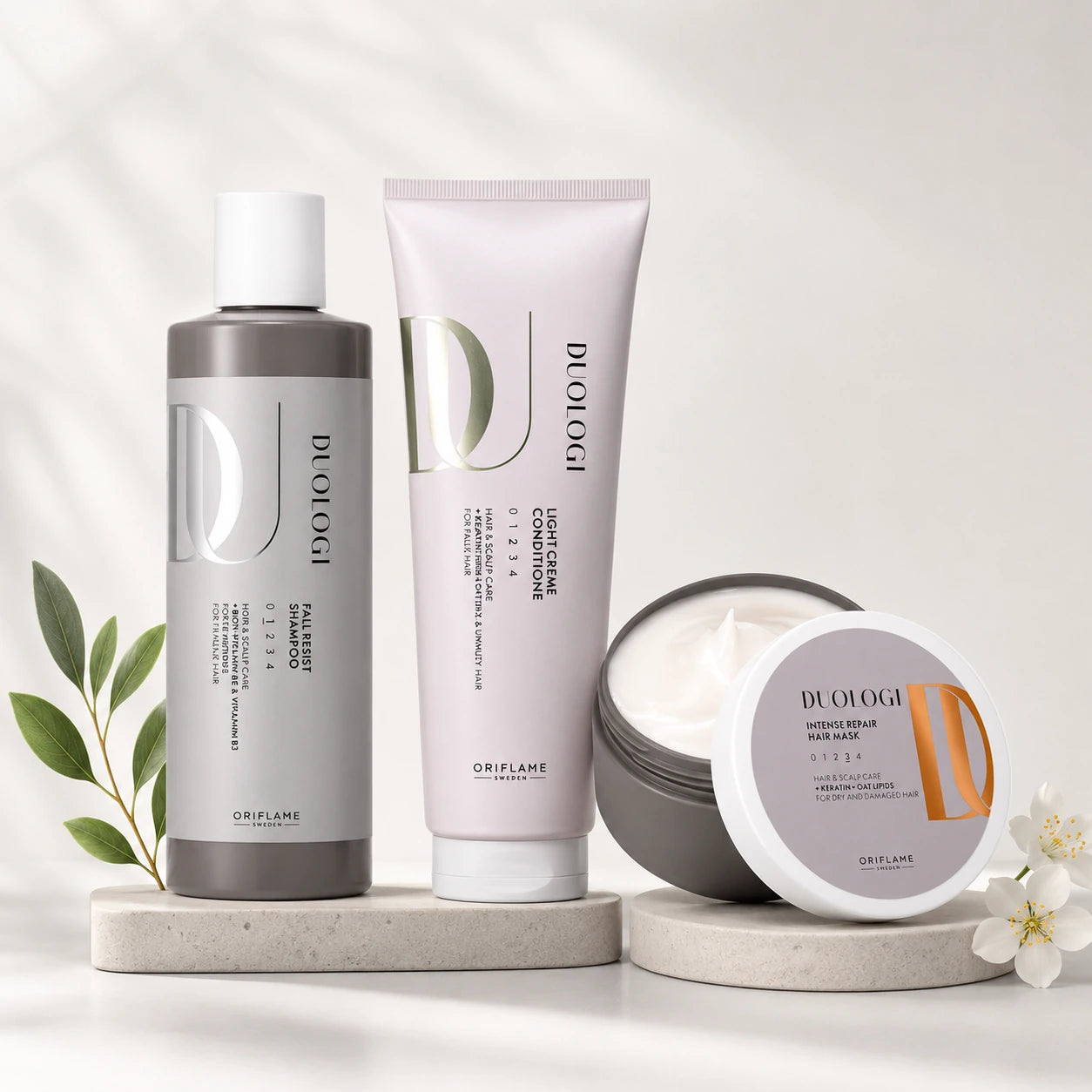 Oriflame DUOLOGI Complete Hair Repair And Scalp Care Bundle