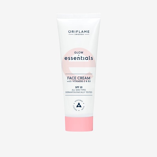 Oriflame Glow Essentials Face Cream with Vitamins E B3 SPF 10 50 ML