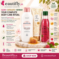 Oriflame Glow Exfoliate And Refresh Complete Body Care Ritual Bundle