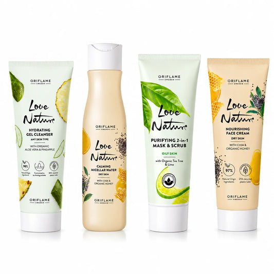 Oriflame Love Nature Complete Skincare Bundle