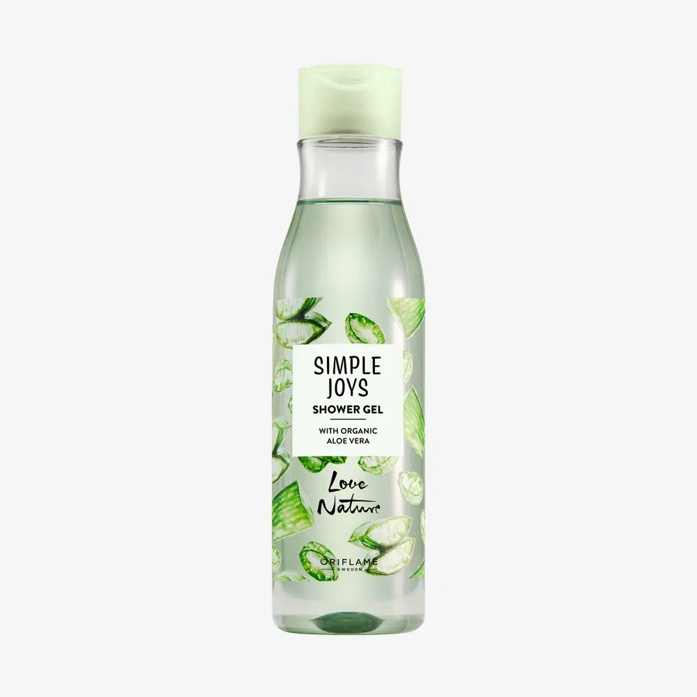 Oriflame Love Nature Simple Joys Shower Gel with Organic Aloe Vera
