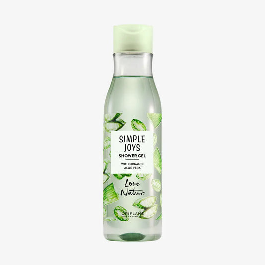 Oriflame Love Nature Simple Joys Shower Gel with Organic Aloe Vera
