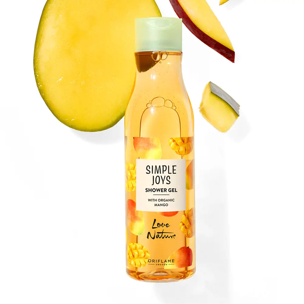 Oriflame Love nature Simple Joys Shower Gel with Organic Mango 250 ml