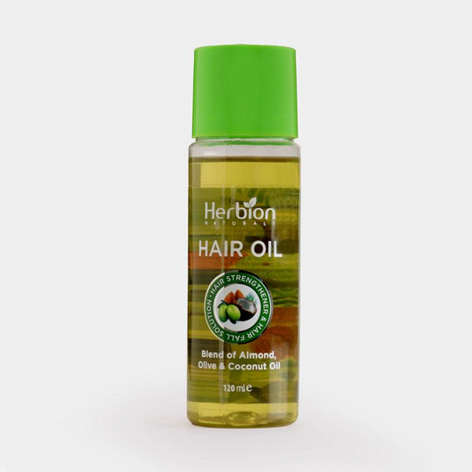 Herbion Naturals Hair Oil 120ml - Blend of Almond, Olive & Coconut Oil