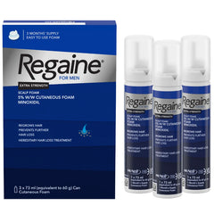 Regaine for Men Extra Strength 5% Scalp Foam 3 Month Supply