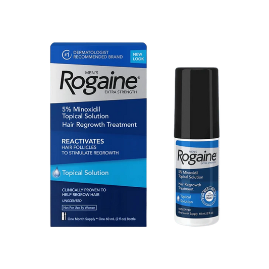 Rogaine Men’s 5% Minoxidil Topical Solution Hair Regrowth Treatment 60 ML
