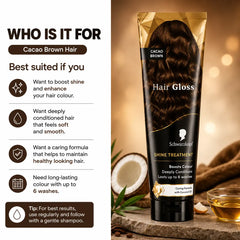 Schwarzkopf Hair Gloss Shine Treatment Cacao Brown 150ml