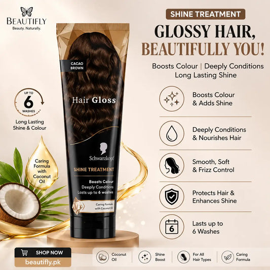 Schwarzkopf Hair Gloss Shine Treatment Cacao Brown 150ml