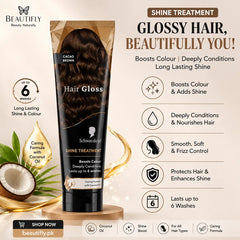Schwarzkopf Hair Gloss Shine Treatment Cacao Brown 150ml