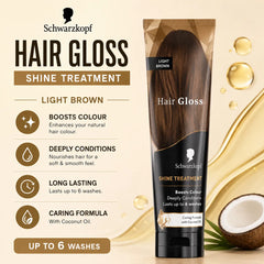 Schwarzkopf Hair Gloss Shine Treatment Light Brown 150ml