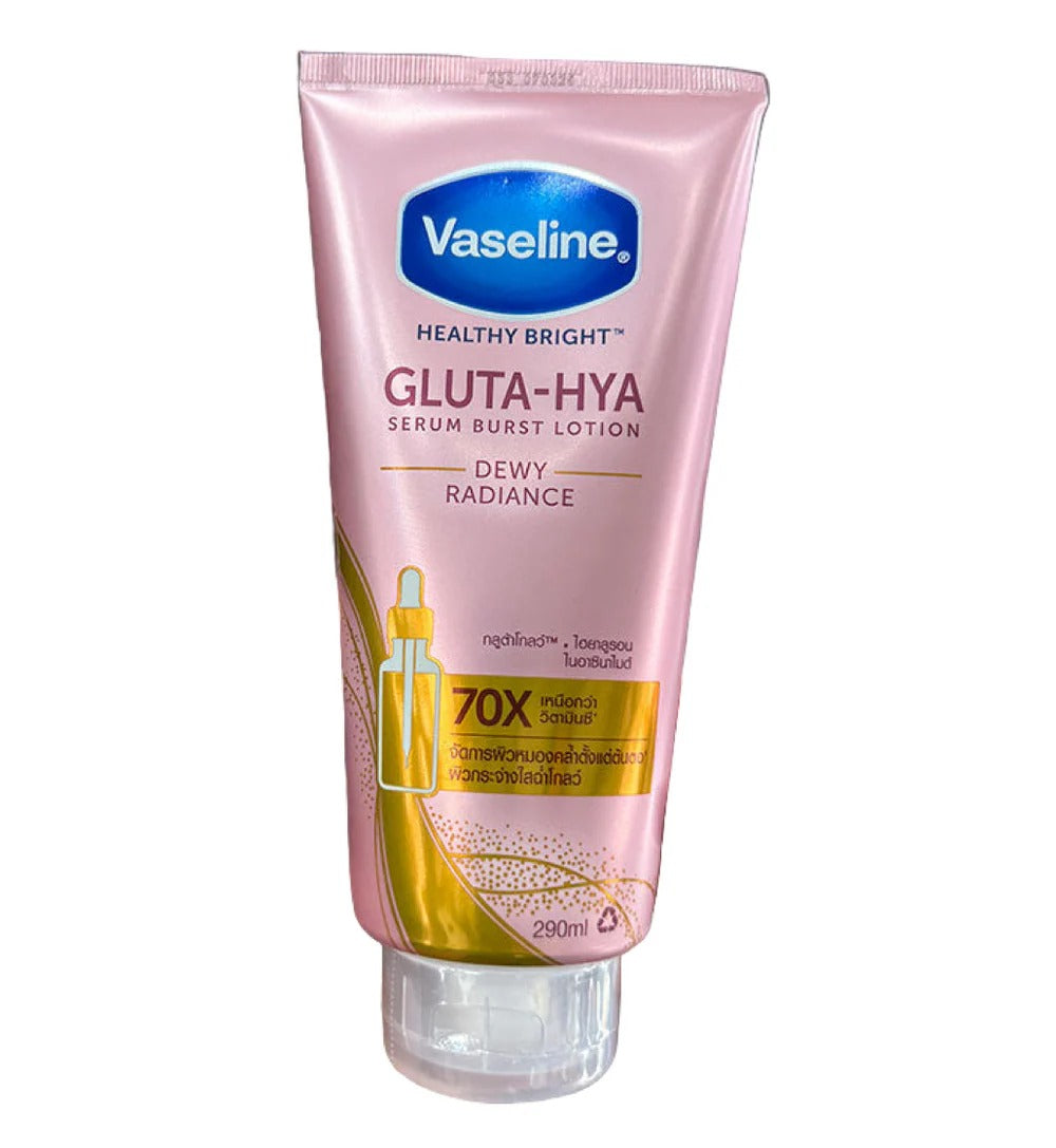 Vaseline Healthy Bright Gluta-Hya Serum Burst Lotion Dewy Radiance 300ml