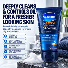 Vaseline Men Extra Power Oil Control Face Wash 100g