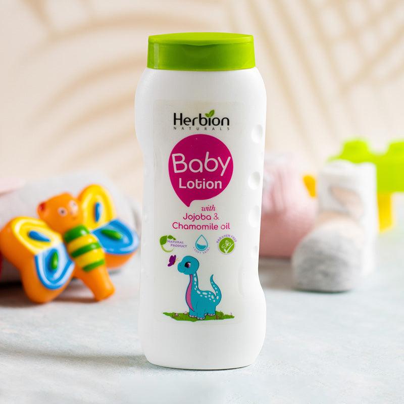Herbion Natural Baby Lotion - 100% Paraben Free - Baby Body Moisturizer
