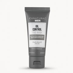 Conatural Men Oil Control Face Wash with Activated Charcoal For Oily & Acne-Prone Skin 60 ML