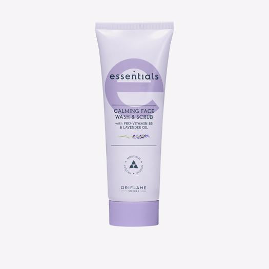 Oriflame Essentials Calming Face Wash Scrub with Pro Vitamin B5 Lavender Oil 75 ML