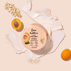 Oriflame Love Nature Caring Body Cream with Organic Oat and Apricot 200 ML