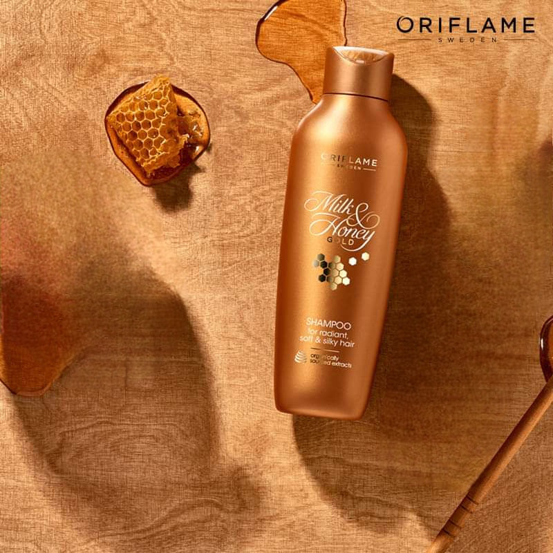 Oriflame Milk and Honey Gold Shampoo for Radiant Soft Silky Hair 250ml