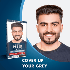 Dark Brown Men Hair Color - His Only (HC-03)