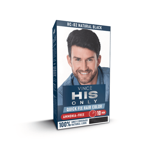 Natural Black Men Hair Color - His Only (HC-02)