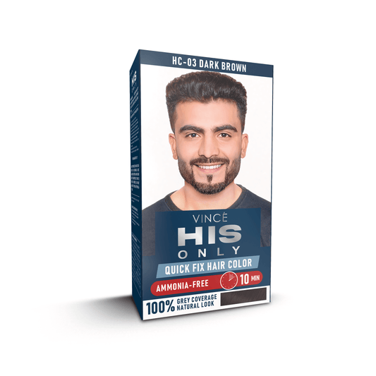 Dark Brown Men Hair Color - His Only (HC-03)